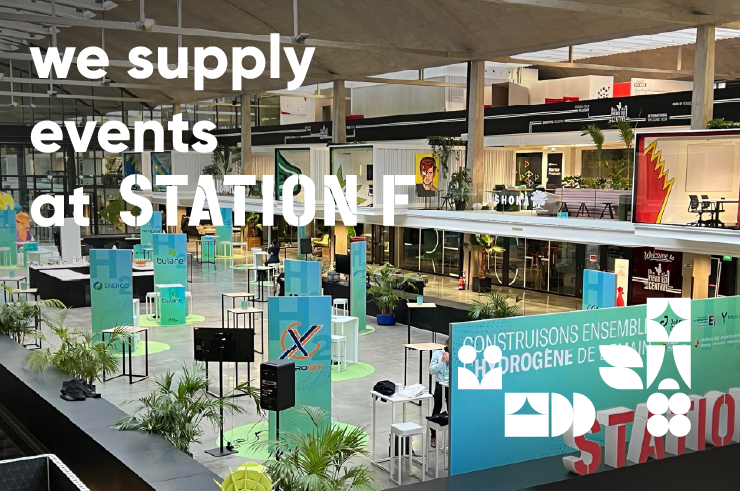Solutions Evenements provides the events of Station F in Paris