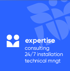 Technical expertise, tailor-made advice, 24/7 installation