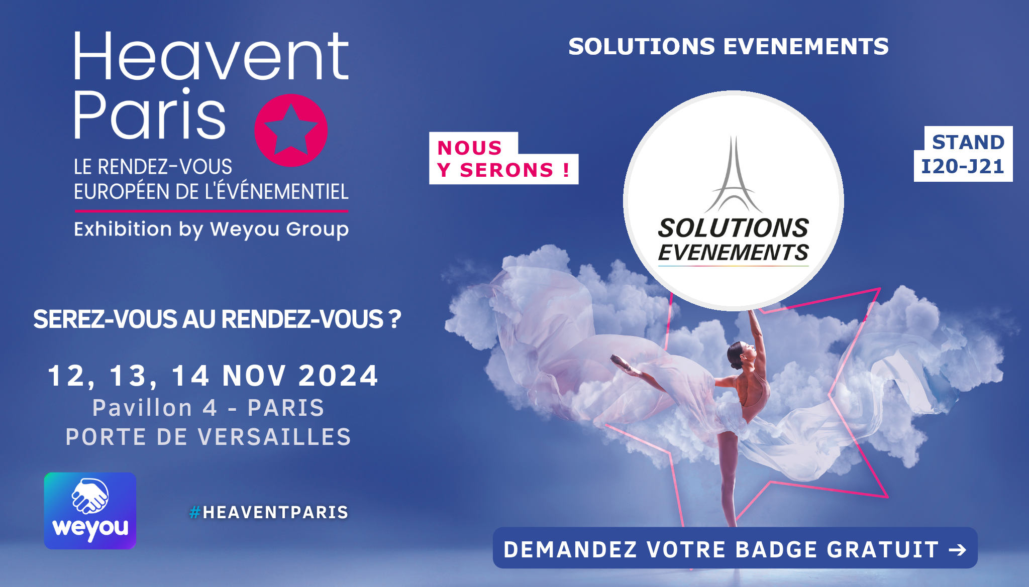 Heavent Paris 2024: get ready for three days of inspiration, meetings and high-energy afterworks!